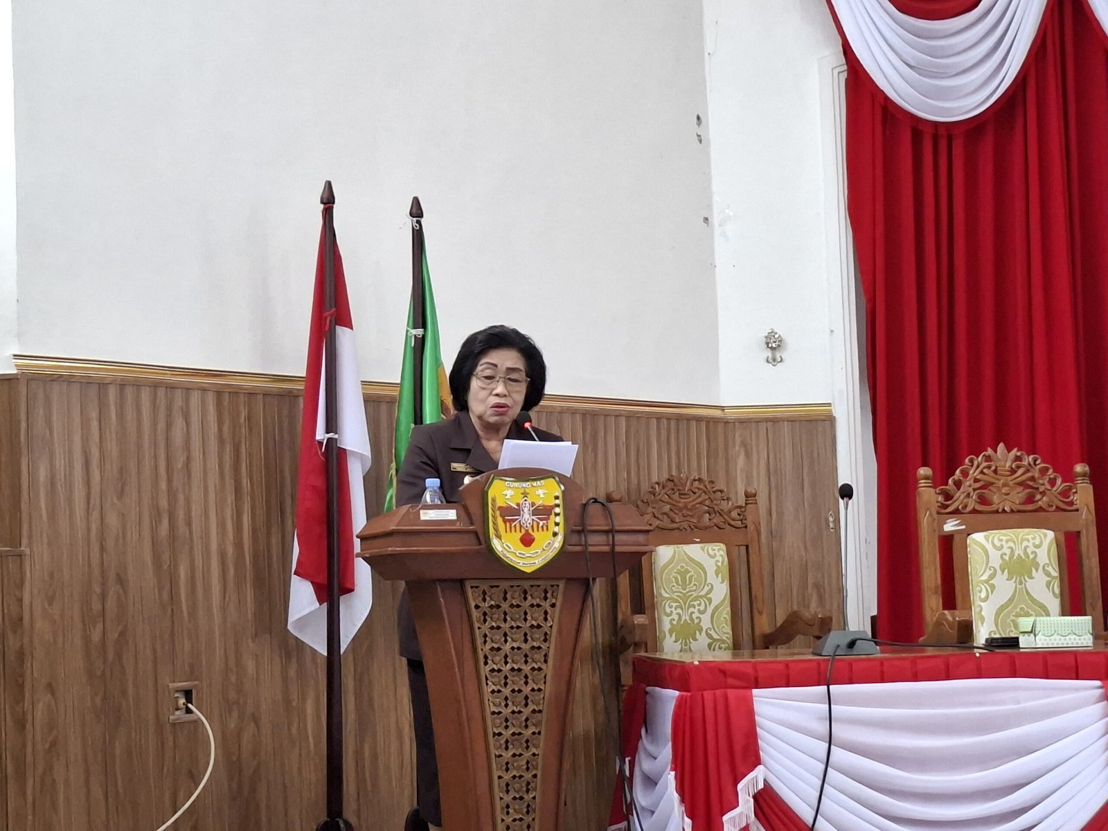 DPRD Gumas Gelar Paripurna, Wabup Ungkap Dampak Penurunan TKD 2026