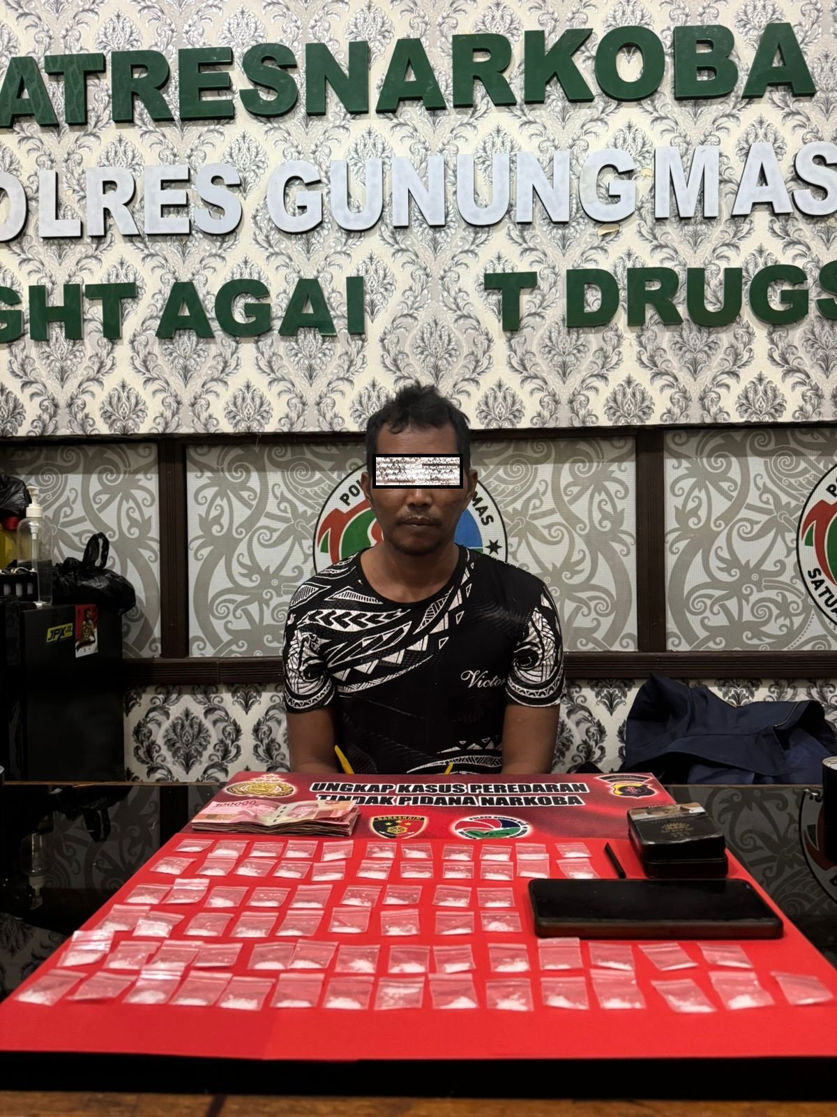 Pengedar Sabu Ditangkap di Tampelas, Polisi Sita 69 Paket Siap Edar