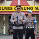 Kapolres Gunung Mas AKBP Heru Eko Wibowo ketika me