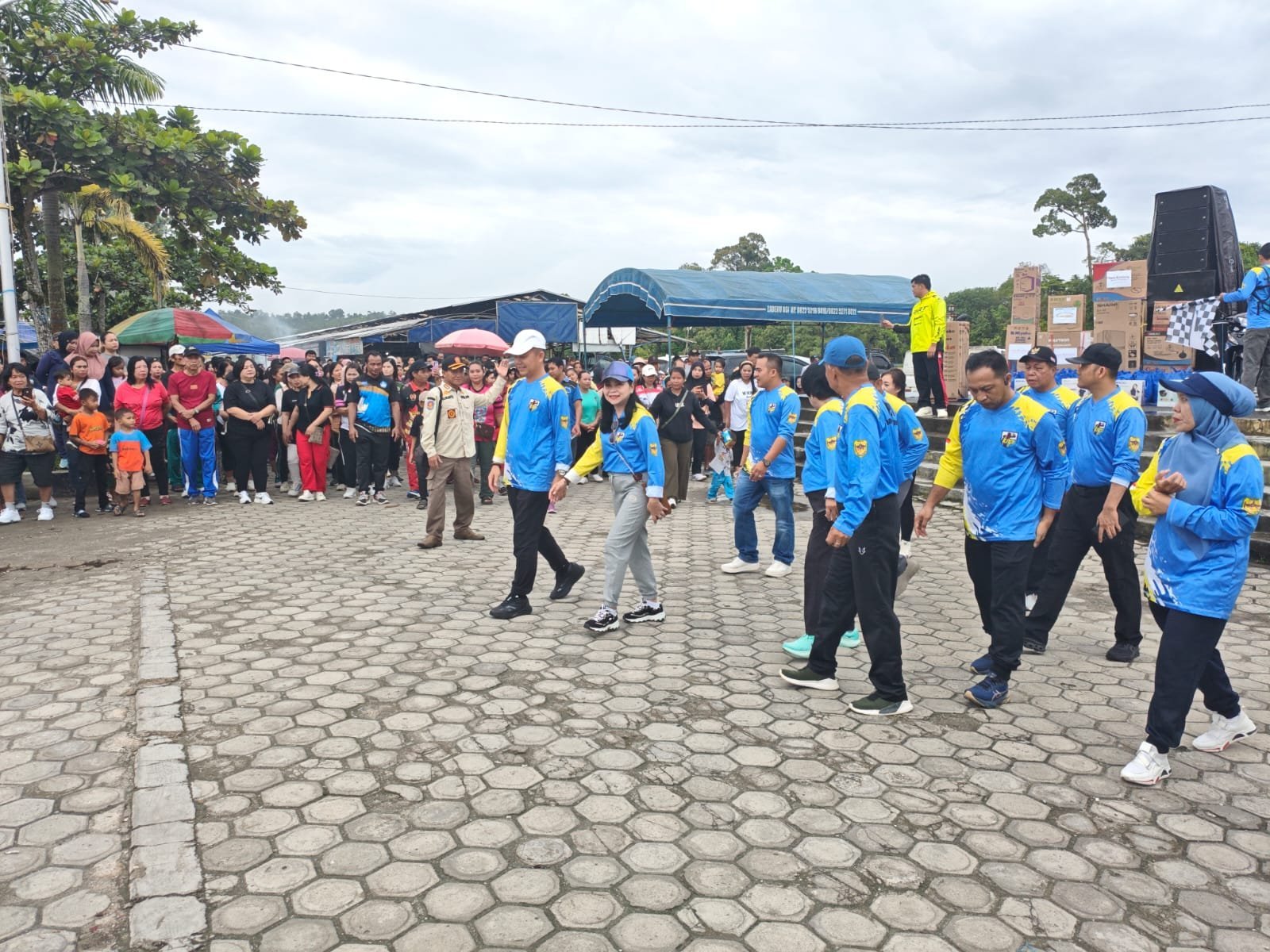 Momentum Sumpah Pemuda, Jalan Sehat Warnai Pagi Kota Kuala Kurun