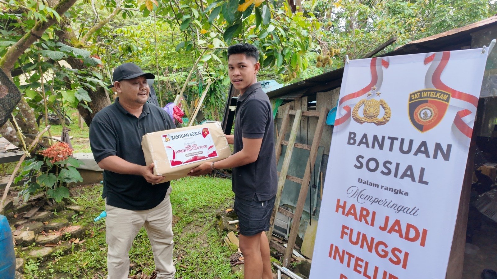 Satintelkam Polres Gunung Mas Gelar Kegiatan Sosial Peringati Hari Jadi ke-80 Fungsi Intelkam Polri