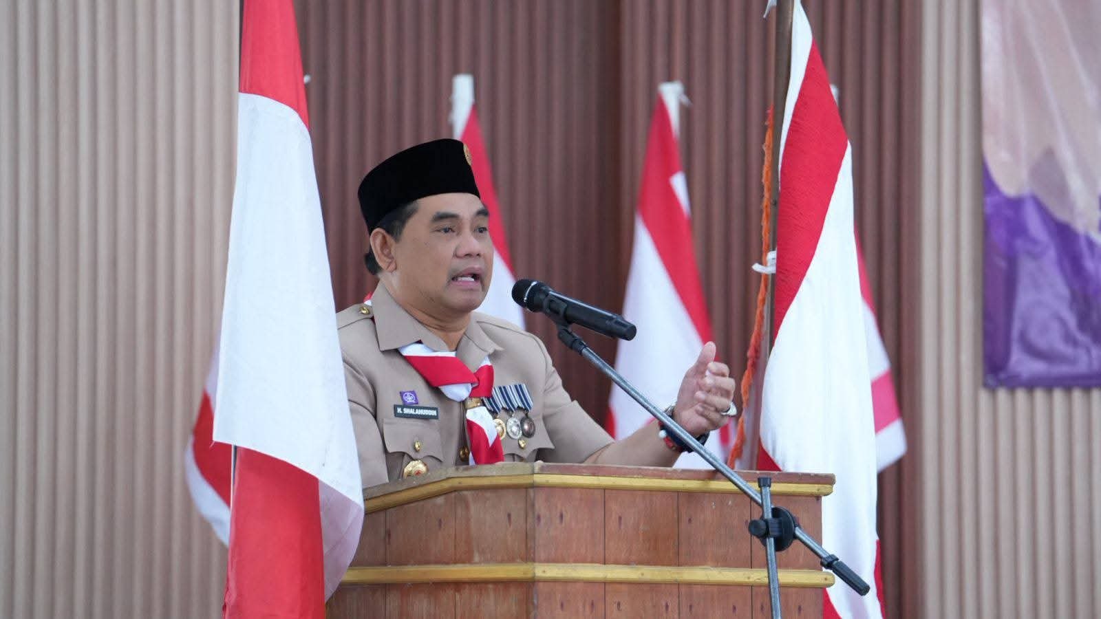 Bupati Barito Utara Buka Muscab X Pramuka