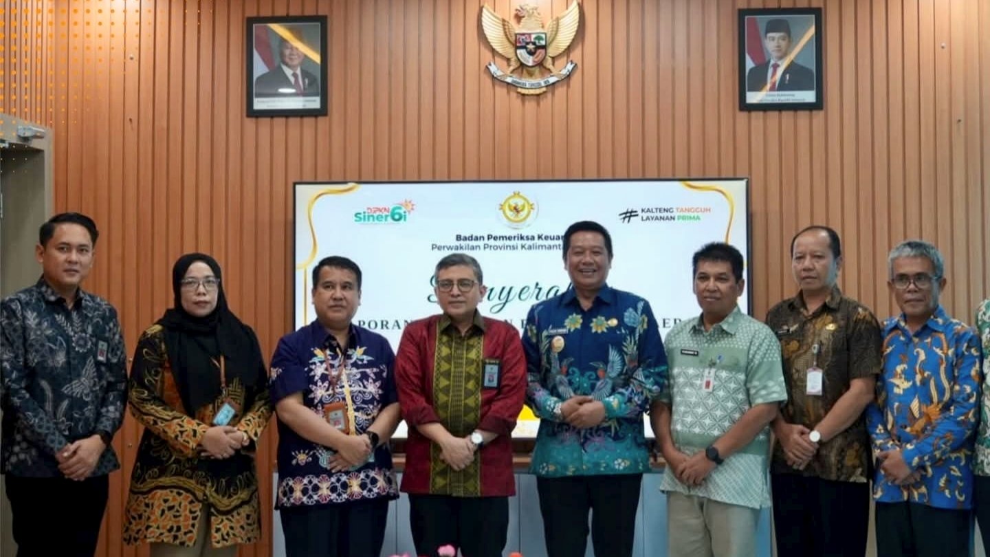 Wabup Barito Utara Serahkan LKPD 2025 ke BPK RI Perwakilan Kalteng di Palangka Raya