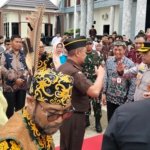 Sekda Barito Utara Pimpin Prosesi Penyambutan Kajari Baru di Muara Teweh