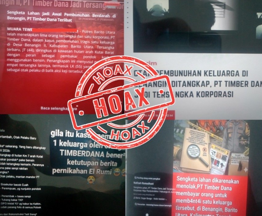 Polres Barito Utara Imbau Masyarakat Tak Termakan Hoaks Terkait Kasus Pembunuhan Satu Keluarga Asal Benangin