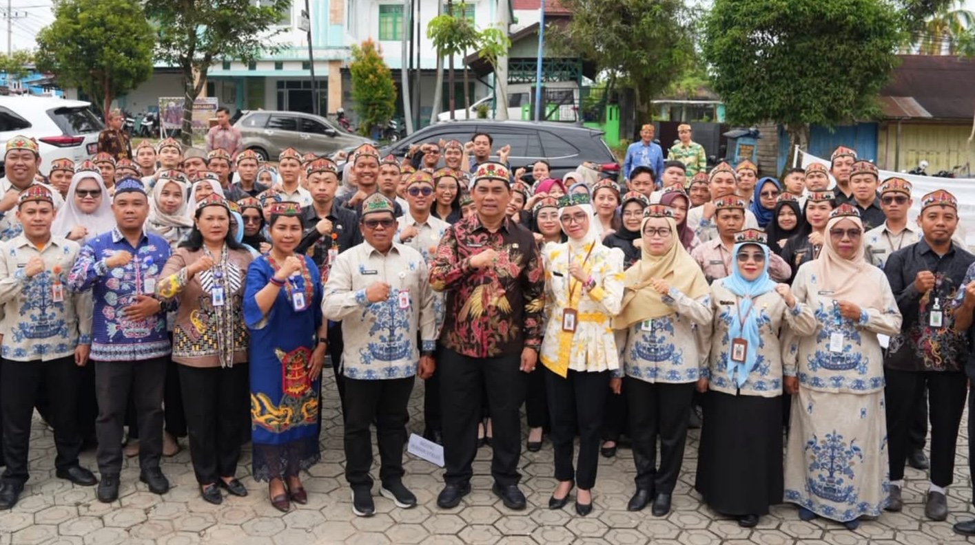 Bupati Barito Utara Tekankan Disiplin dan Sinergi Pegawai Disdagrin