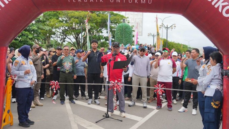 Car Free Day Barito Utara Resmi Dilaunching, Dorong Gaya Hidup Sehat dan Penguatan UMKM