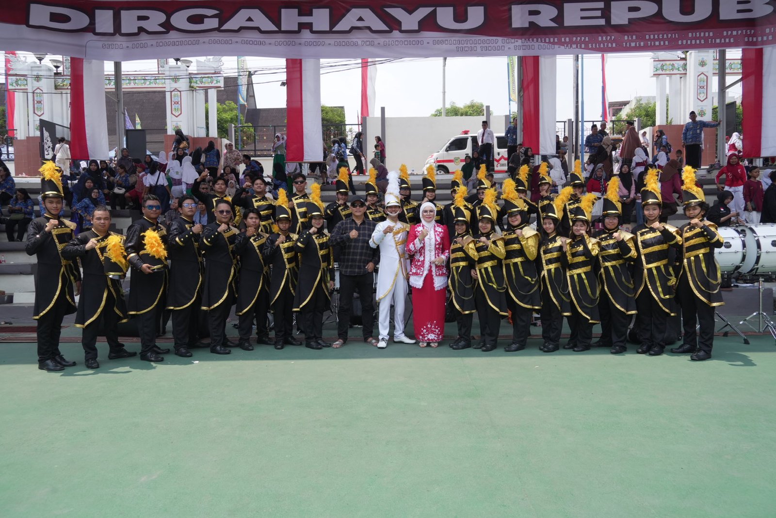 Drum Corps Swara Muda Batara Konsisten Iringi Korsik di Setiap Rangkaian HUT Kemerdekaan RI
